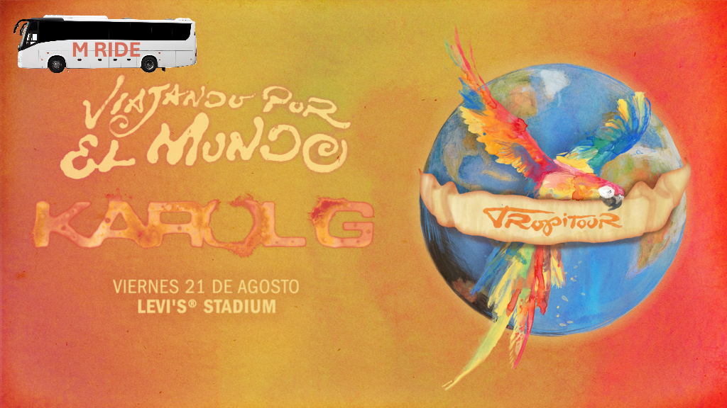 KAROL G Shuttle Tickets: Round Trip to Levi’s Stadium August 21st