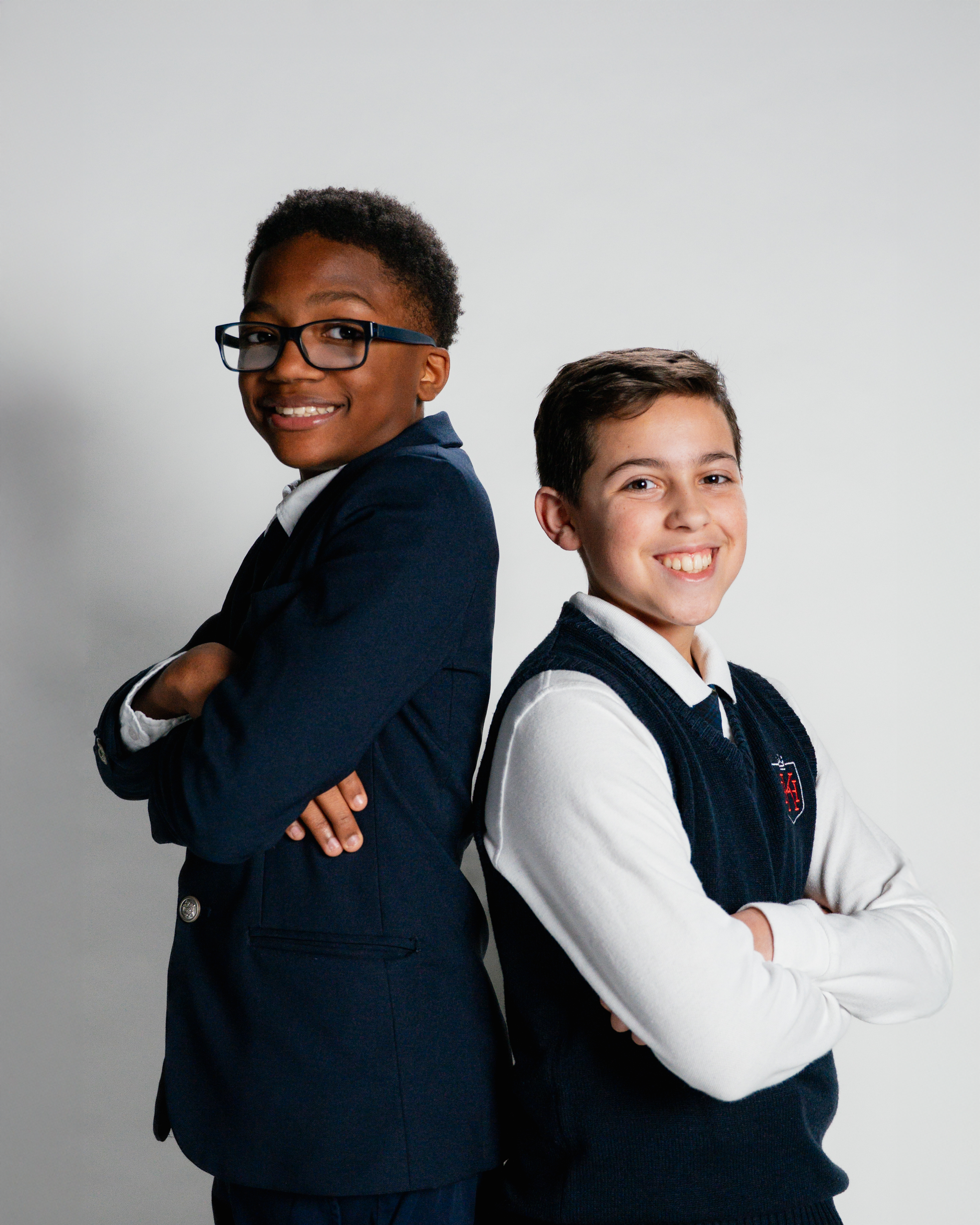 Middle school boys at Kingdom Heights, a private Christian middle school in Huntsville, Alabama.