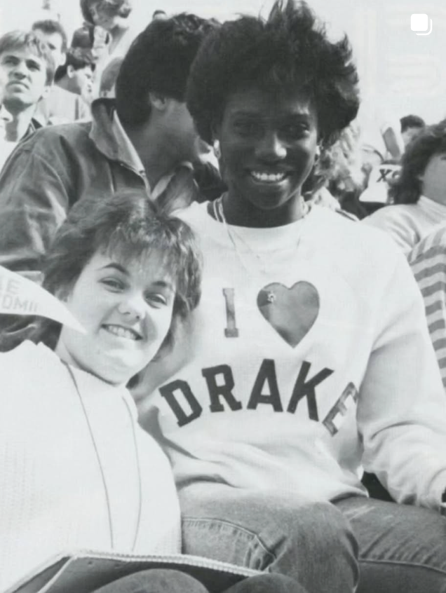 The 80s at Drake were totally rad. Campus still is tbh. 💙