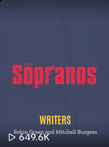 Hollywood U. #uiowa #Hollywood #sopranos
