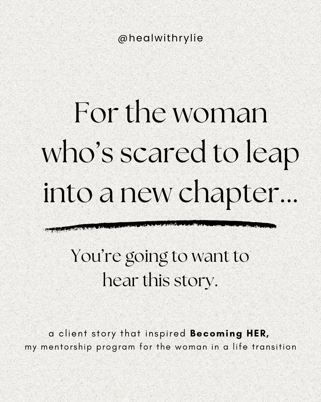 There&rsquo;s a moment every woman reaches where she realizes&hellip;

&ldquo;I can&rsquo;t keep ignoring that voice in my head anymore.&rdquo;

But what comes next?
 Fear. Doubt. Overwhelm.
 &ldquo;What if I make the wrong decision?&rdquo;

That&rsq