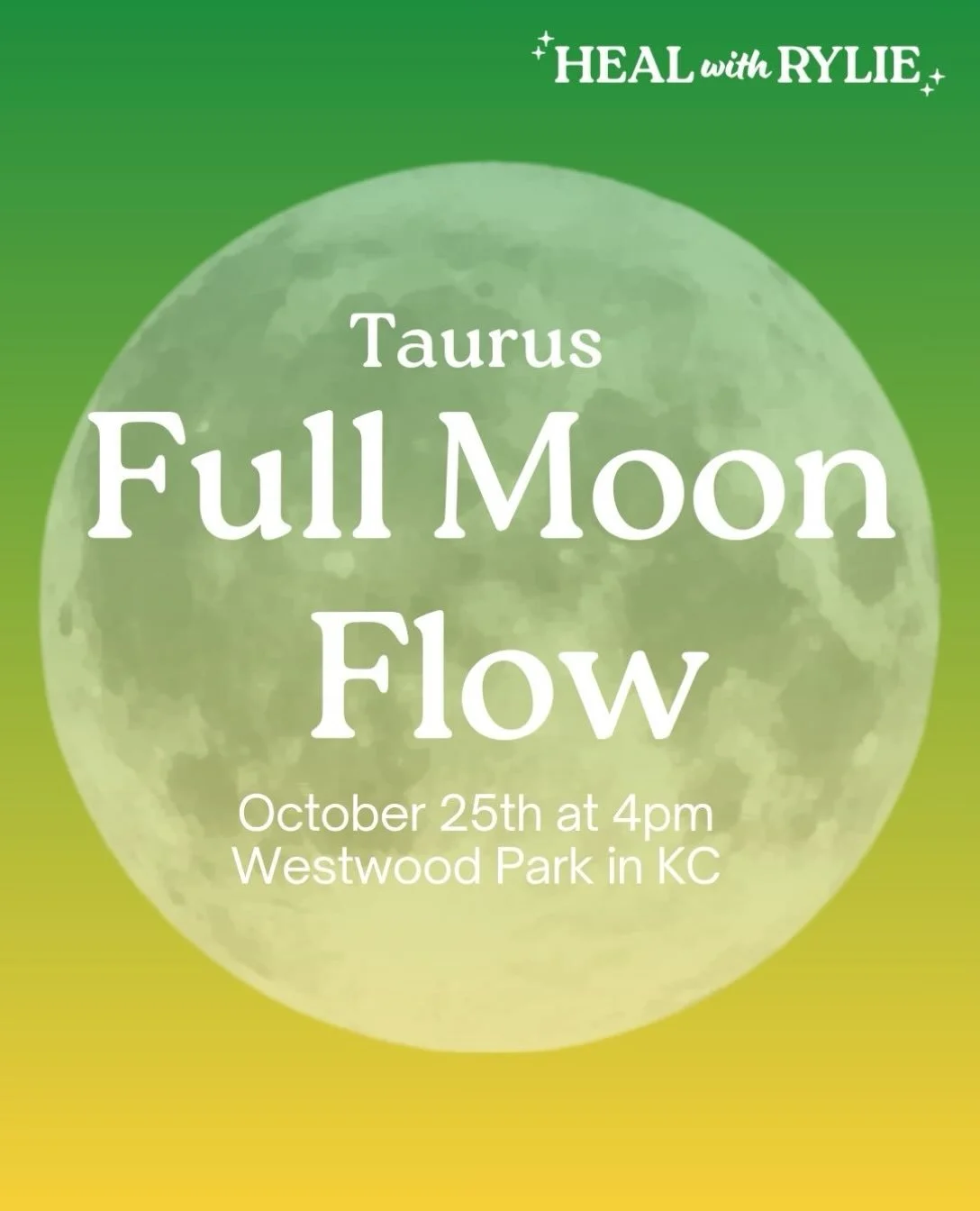 KANSAS CITYYYYYY!!!!!

JOIN ME FOR THE FIRST FULL MOON FLOW by @healwithrylie 🧘&zwj;♀️✨

Full Moon Flow is a unique, in-person soul expansion experience infusing yoga, astrology, reiki and reflection for each full moon.

Each class will be customize