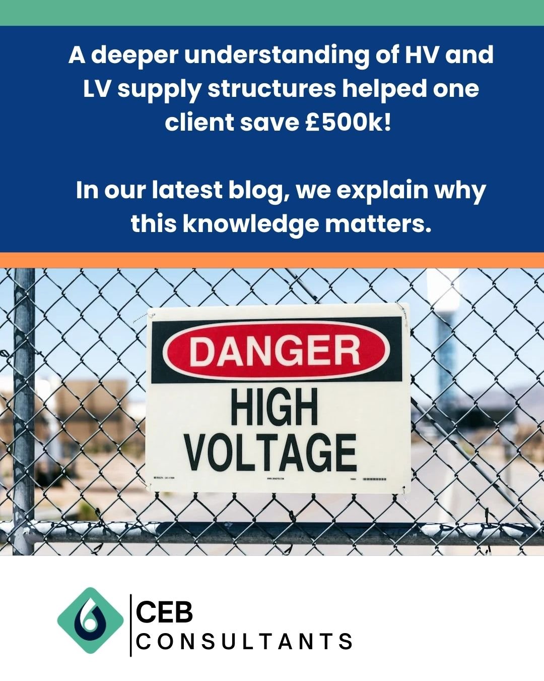 A deeper understanding of HA, HV and LV supply structures helped one client save &pound;500k! 

In our latest blog, we explain why this knowledge matters.

Link in bio 😊

#CEBConsultants #BusinessEnergy