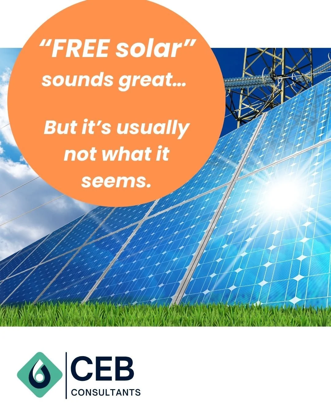 &ldquo;Free Solar&rdquo; for Businesses - Let&rsquo;s Clear This Up

I&rsquo;ve had a few conversations this week with businesses who&rsquo;ve been approached about &ldquo;free solar installations&rdquo;.

Let me be really clear&hellip;
👉 There is c