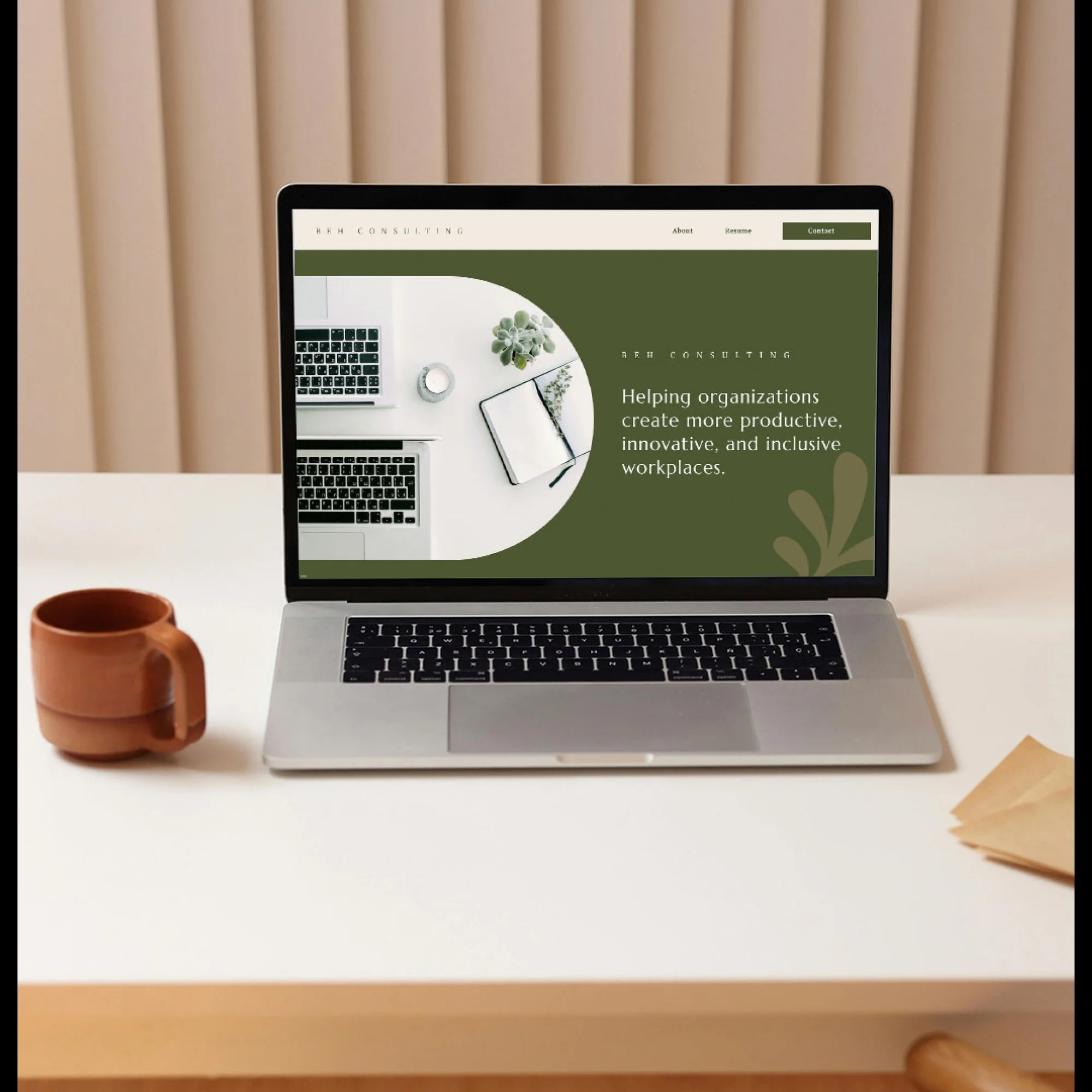 Squarespace Website Design for Consulting Agency