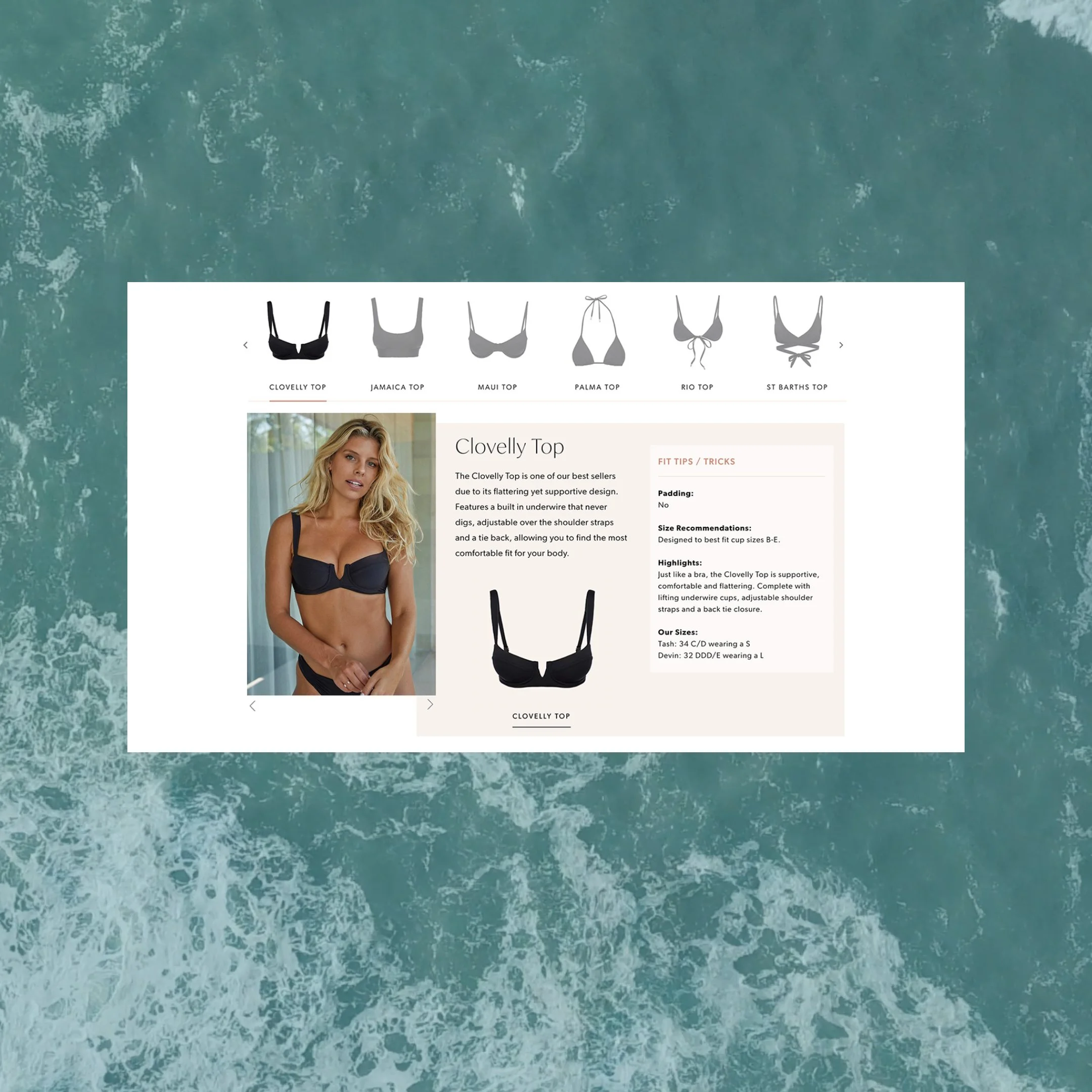 Monday Swimwear Fit Guide