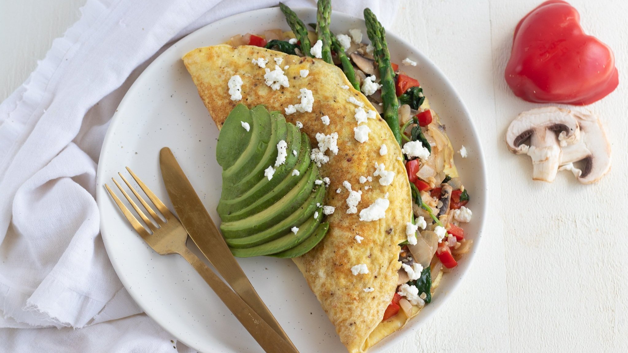 Ultimate Veg Omelette