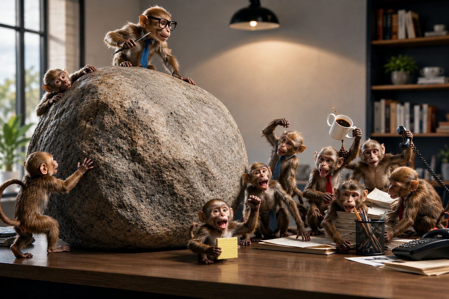 Big Rocks, Little Monkeys