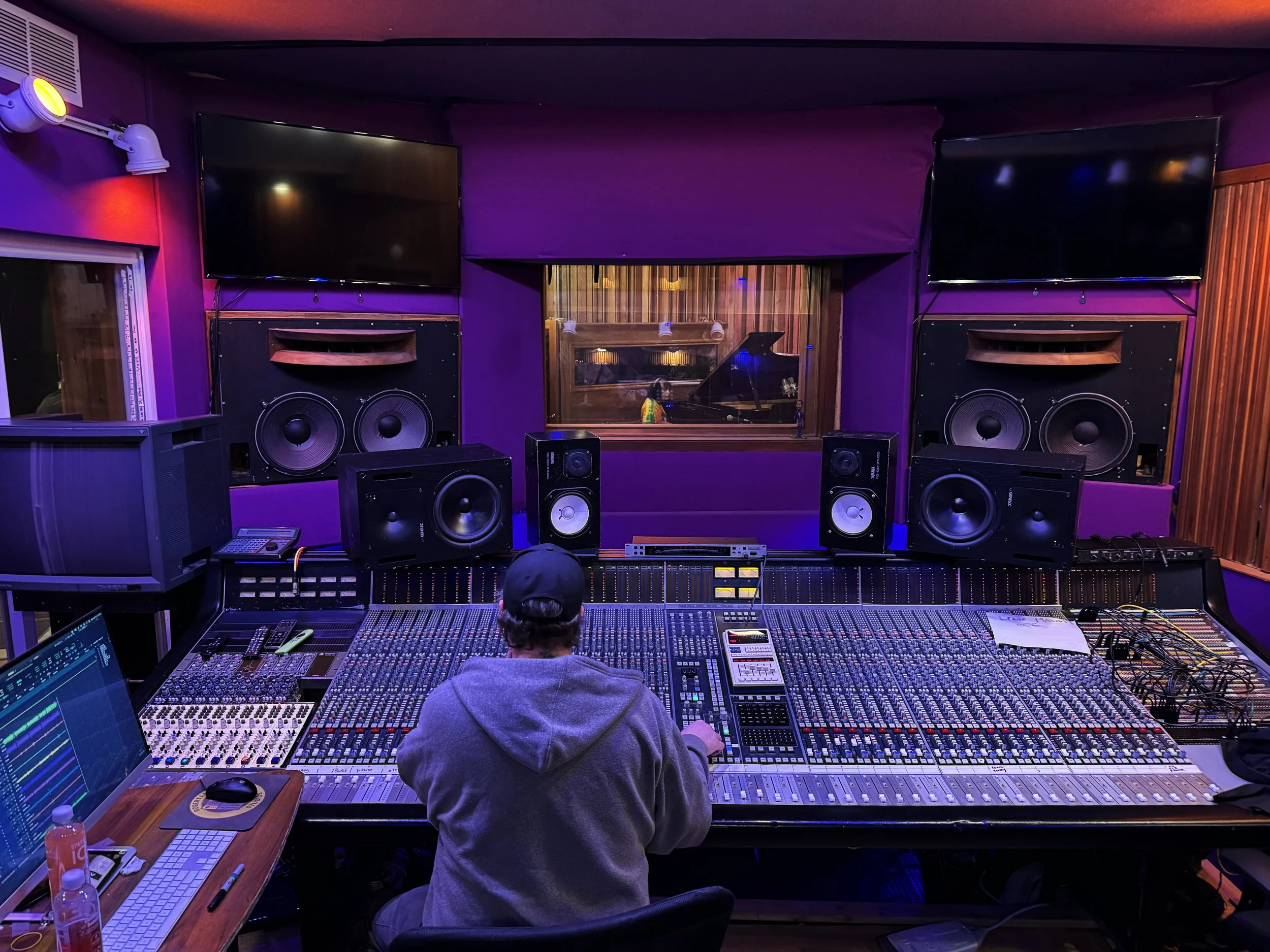 Looking towards the studio