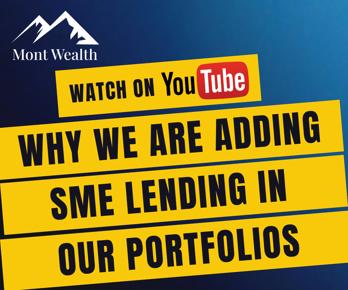 Mont Wealth Income Report March 2025 on blue background with logo