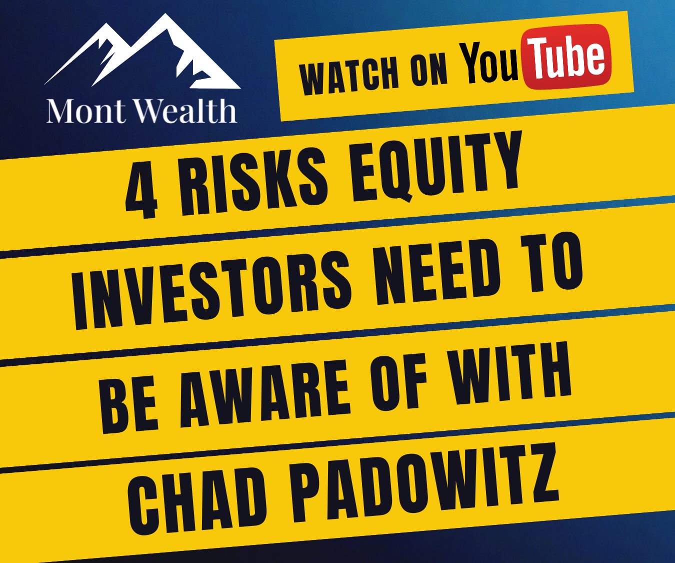 Mont Wealth logo with text: "Mont Wealth March 2025 'Strategic Growth' Report" on a blue background.