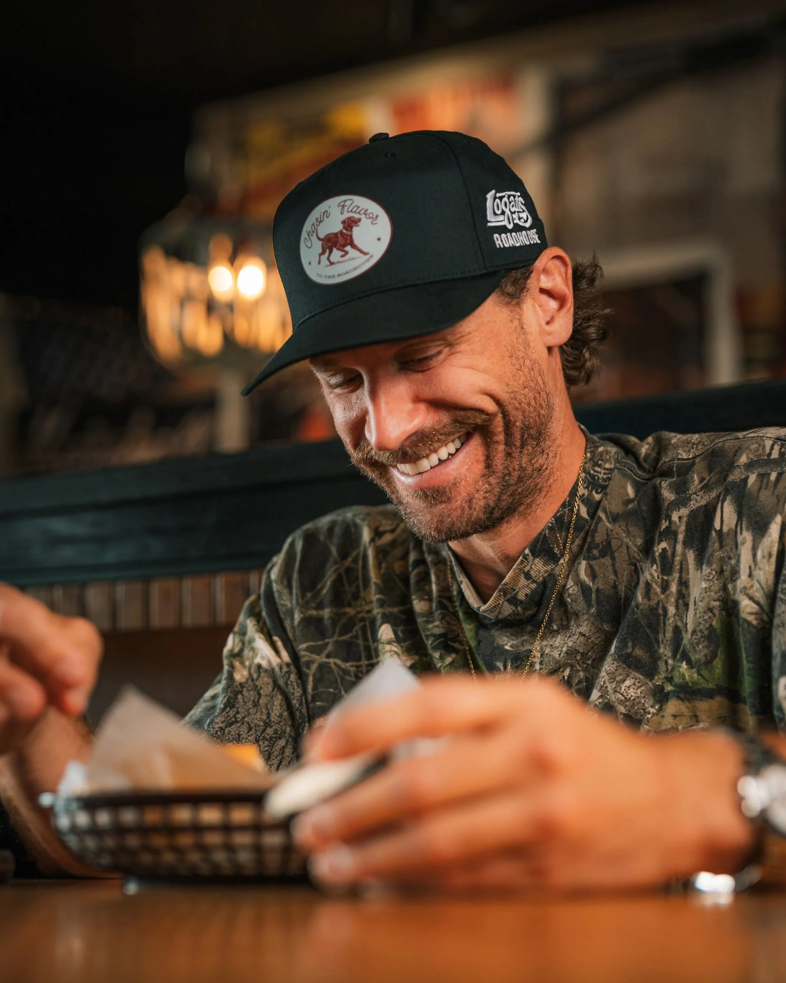 Chase Rice x Logan's Roadhouse Hat