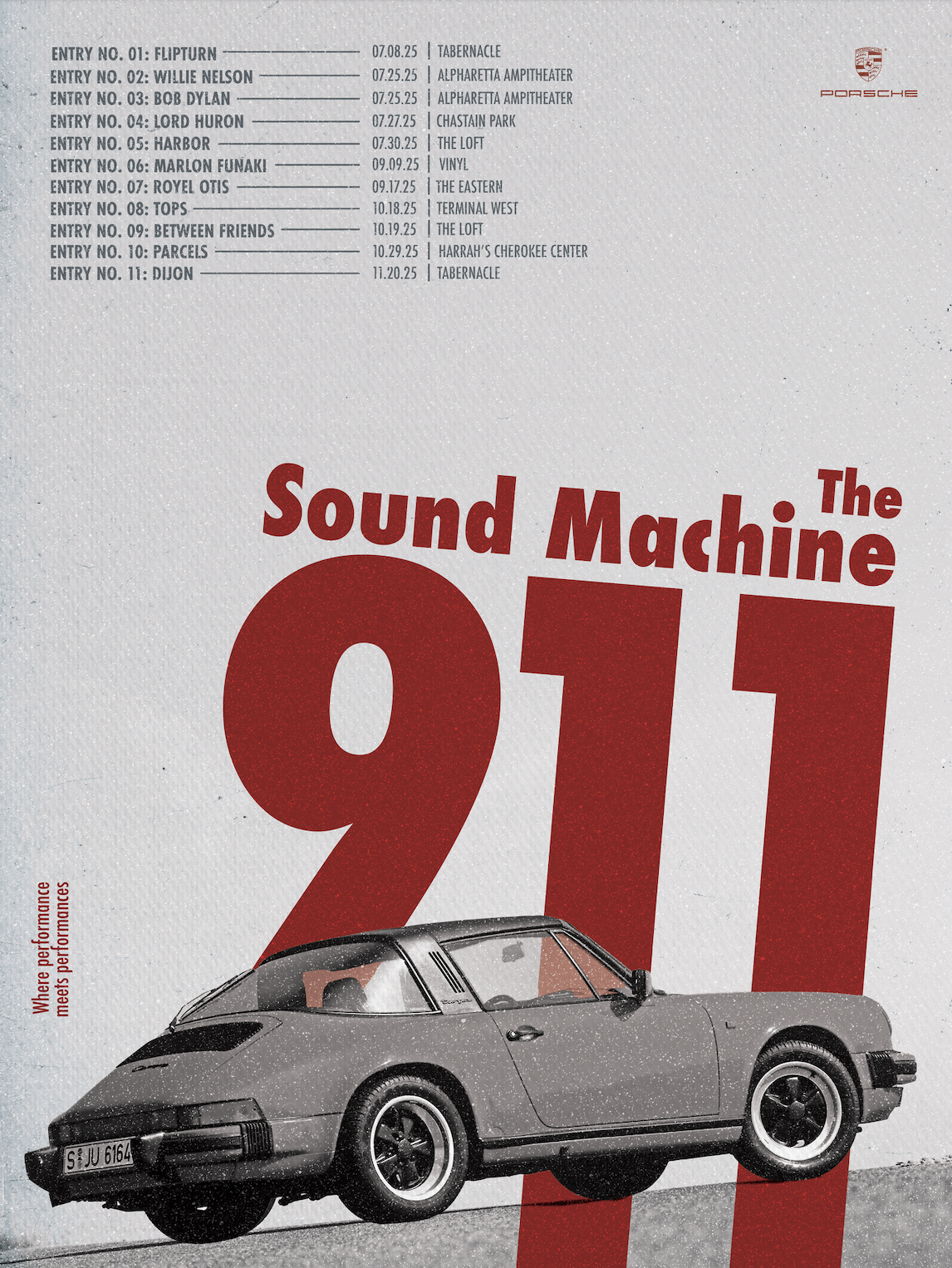 Porche 911 Poster