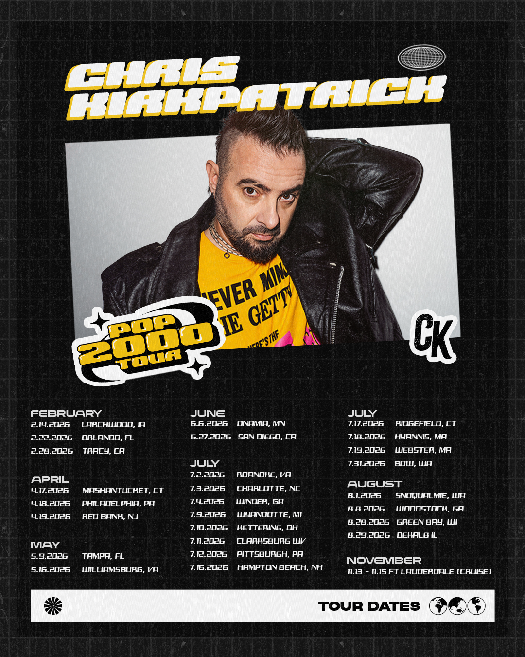 Chris Kirkpatrick Tour Admat
