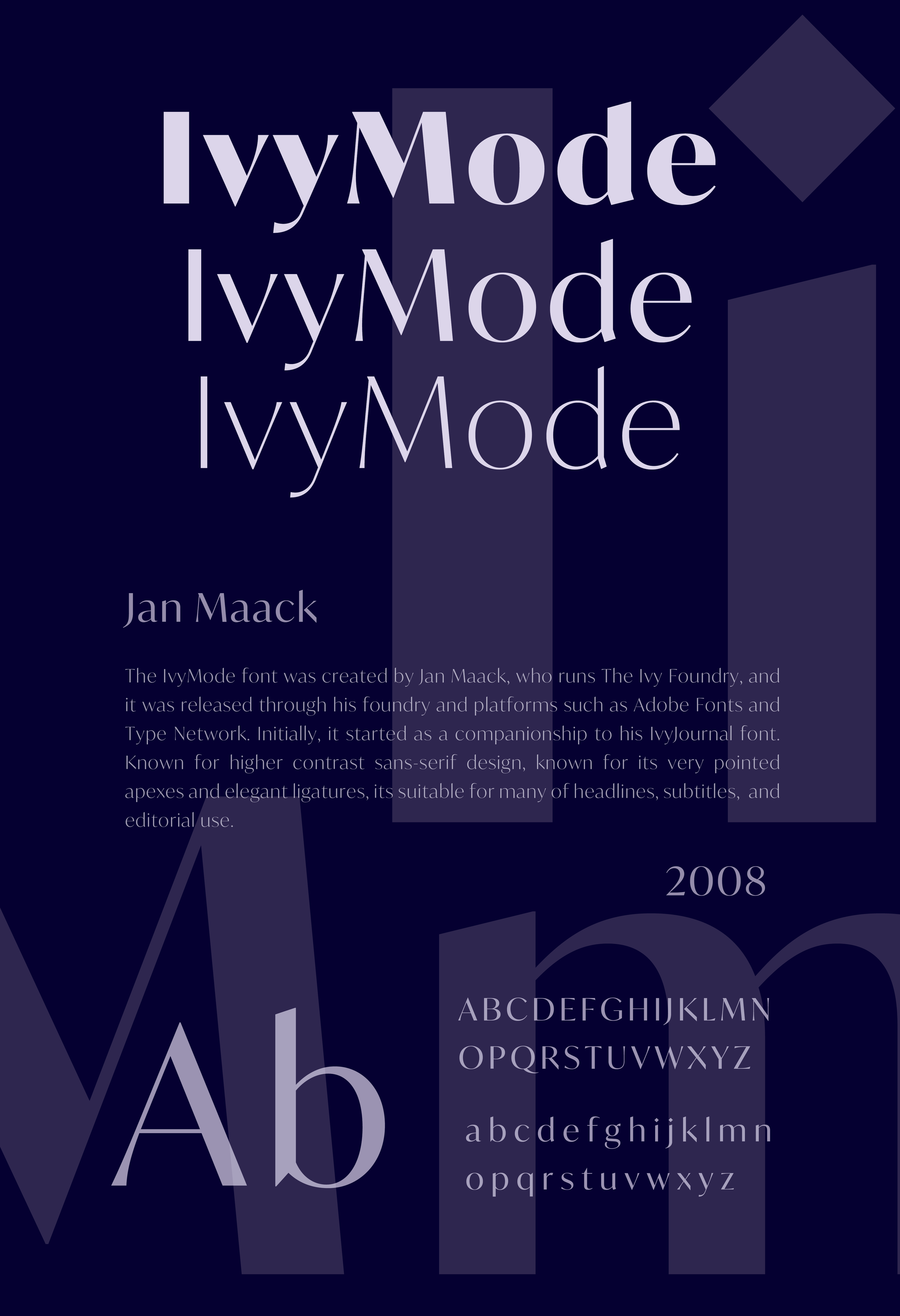 Typeface Specimen