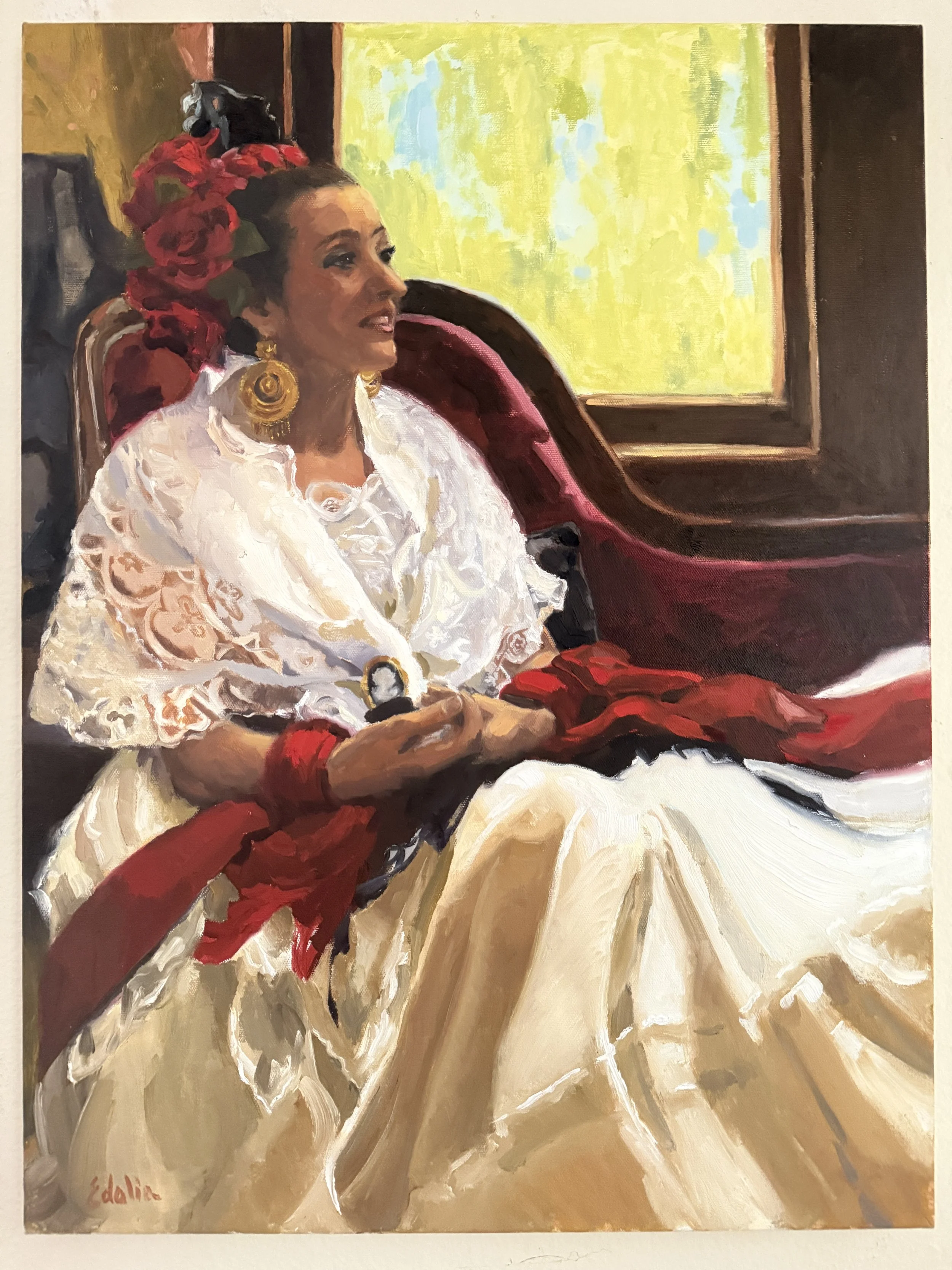 Maricruz, 18 x 24 Oil on Canvas (Commission)