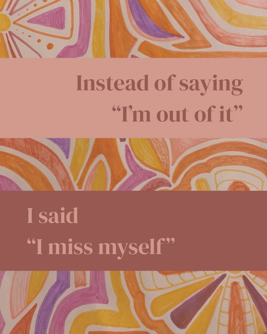 From self erasure to missing myself. Cheers to a lifetime of surprises with how good it can get ✨