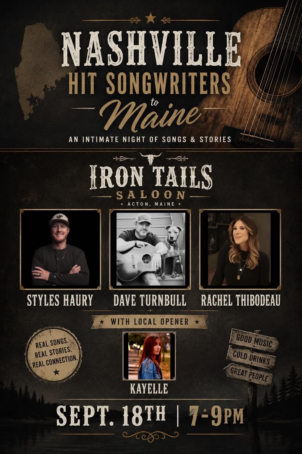 Nashville Hit Songwriters to Maine
