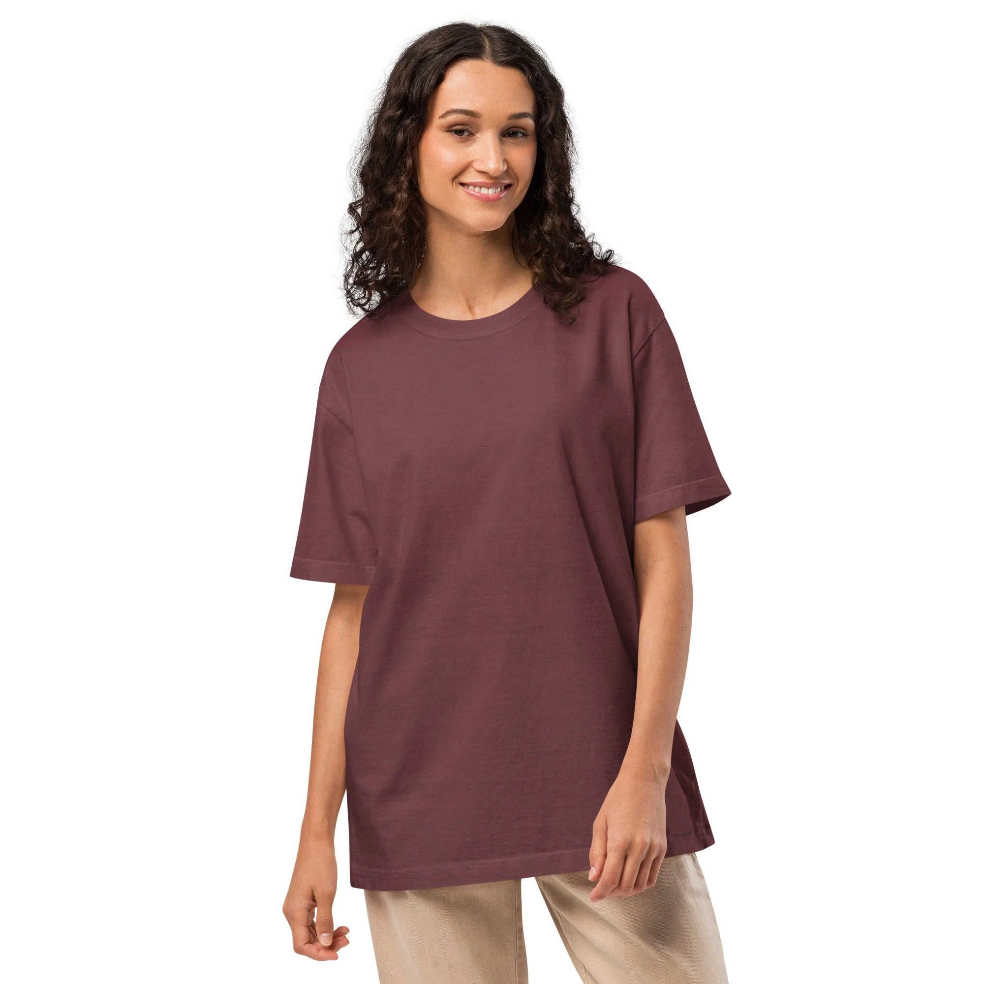 unisex-oversized-garment-dyed-t-shirt-washed-maroon-front-6892951e72fc8.jpg