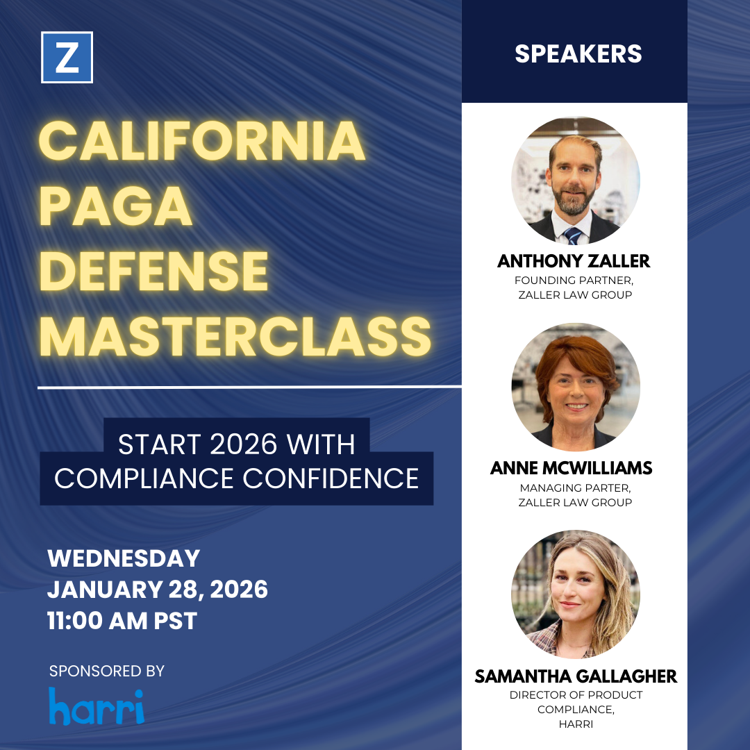 Masterclass: PAGA Workshop for California Employers