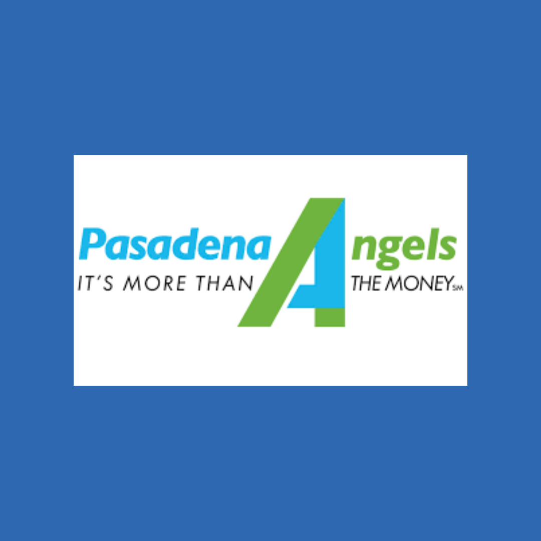 Logo with the text 'Pasadena Angels' and the tagline 'It's more than the money'