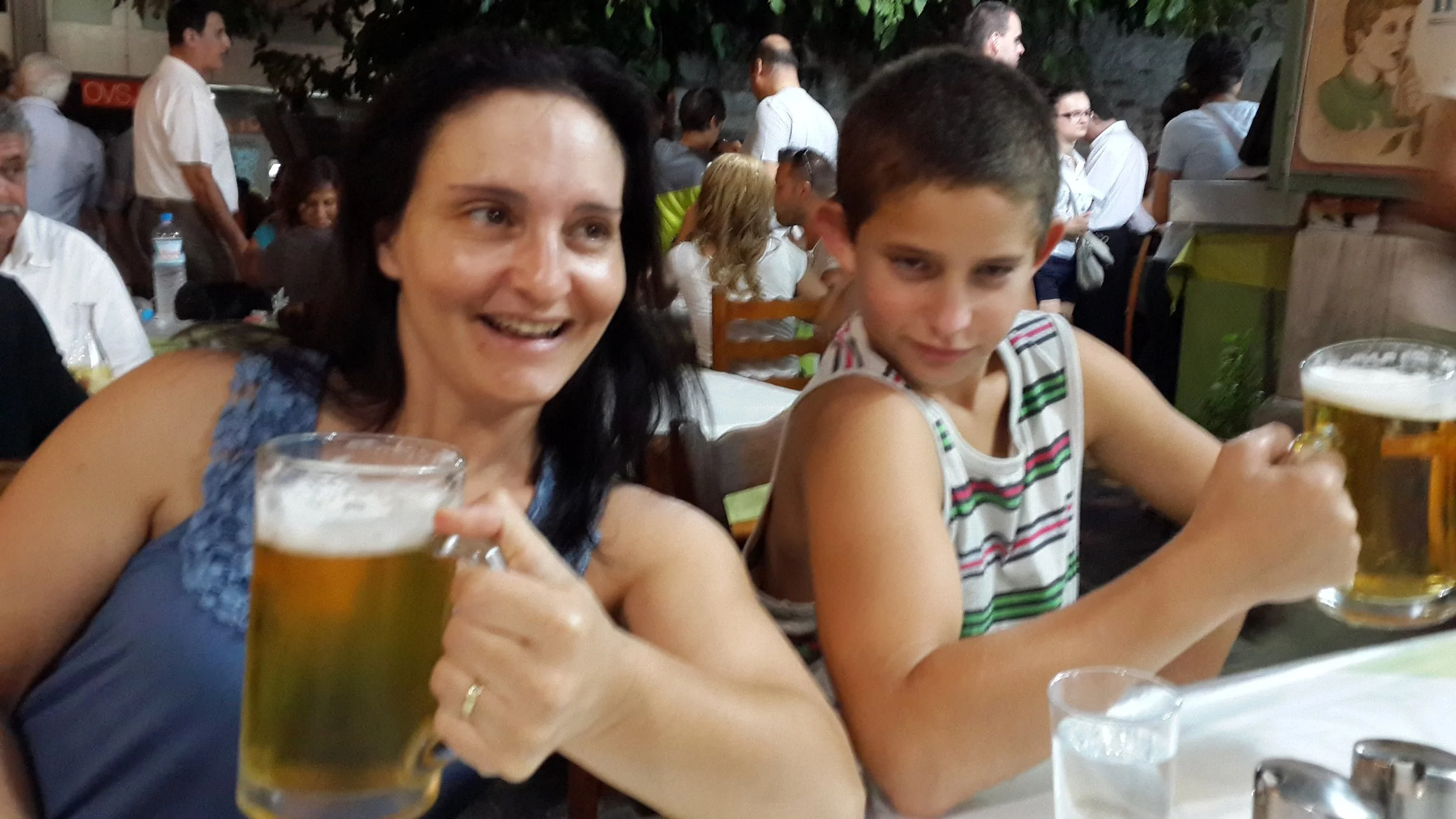 Mira and her son