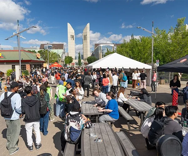 reVerb pop-up booth at the Downtown Campus Block Party for Valley Line West