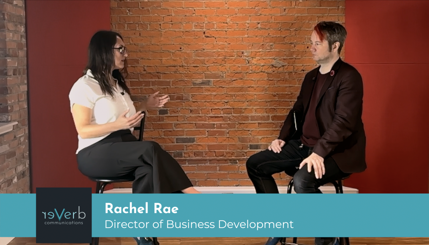 Video Interview at reVerb's downtown Edmonton studio