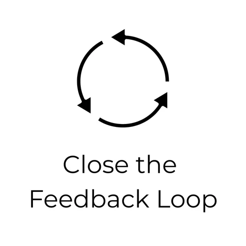 Close the feedback loop