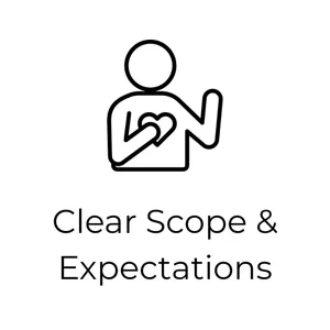 Clear scope and expectations