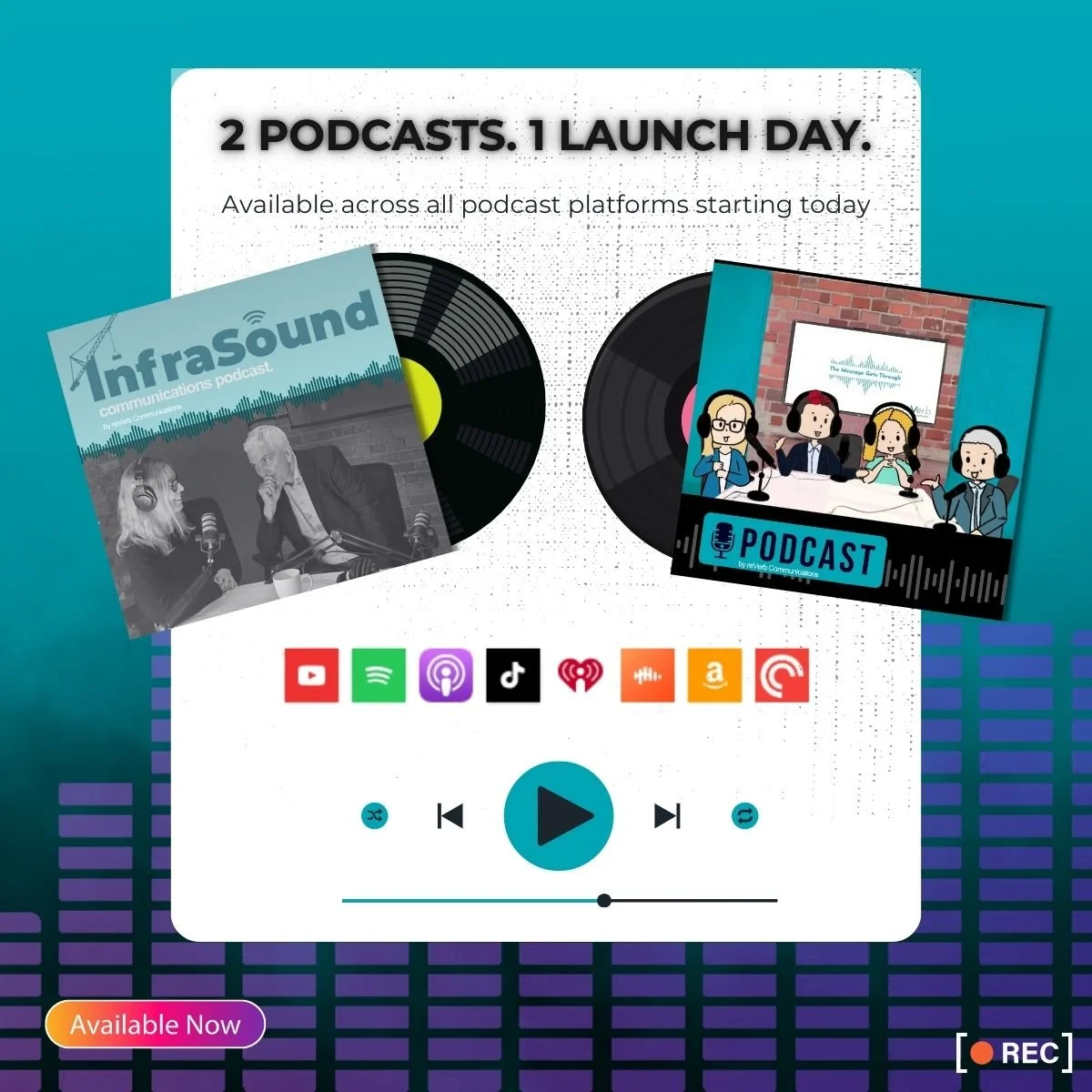 reVerb Communications Launches Two Podcasts: InfraSound and The Message Gets Through