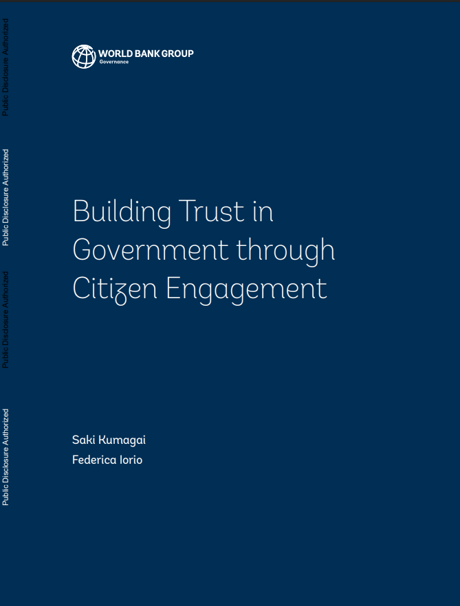 Building Trust in Government through Citizen Engagement