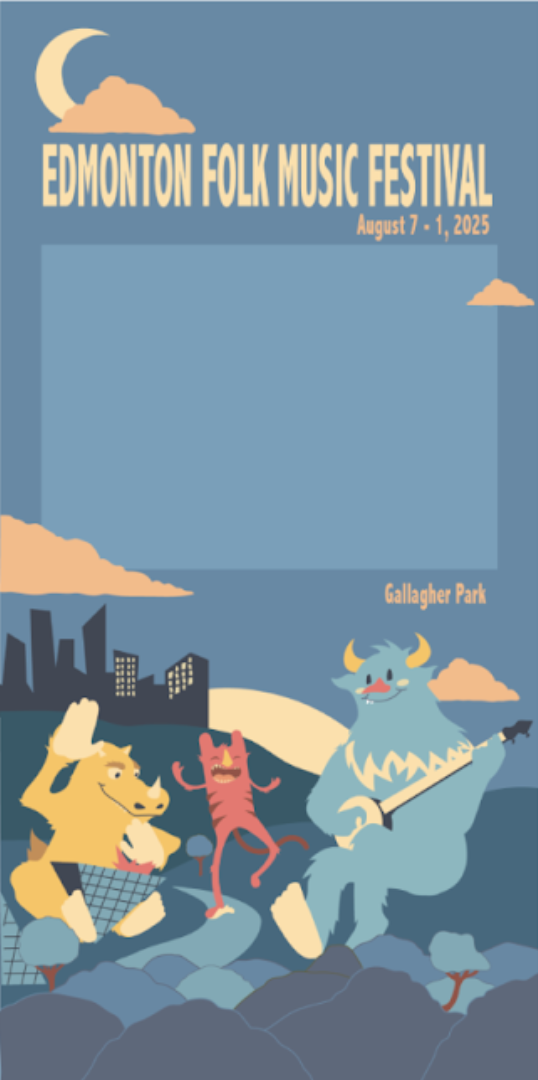 Edmonton Folk Fest 2025 Poster Design - Options