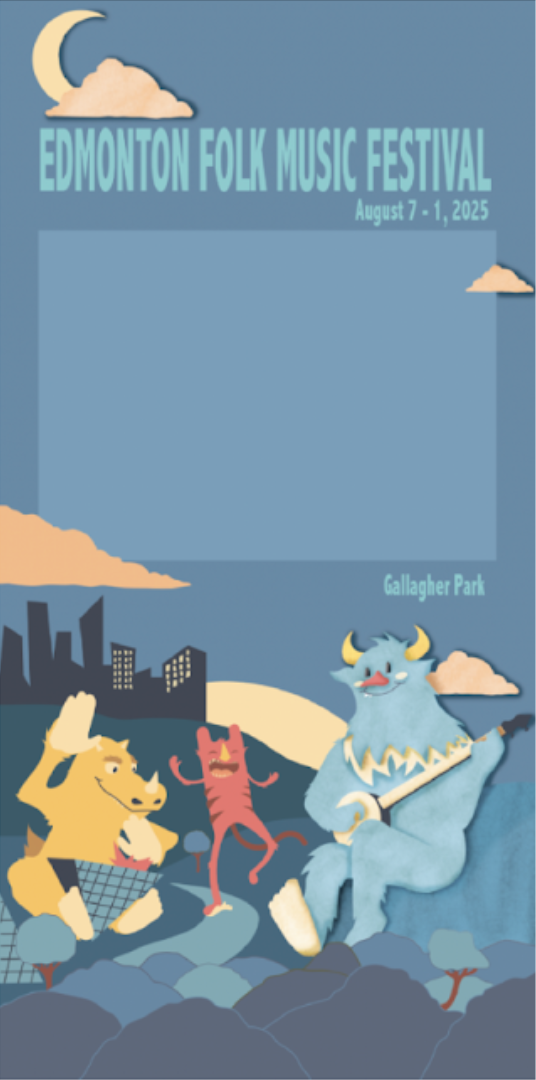 Edmonton Folk Fest 2025 Poster Design - Options