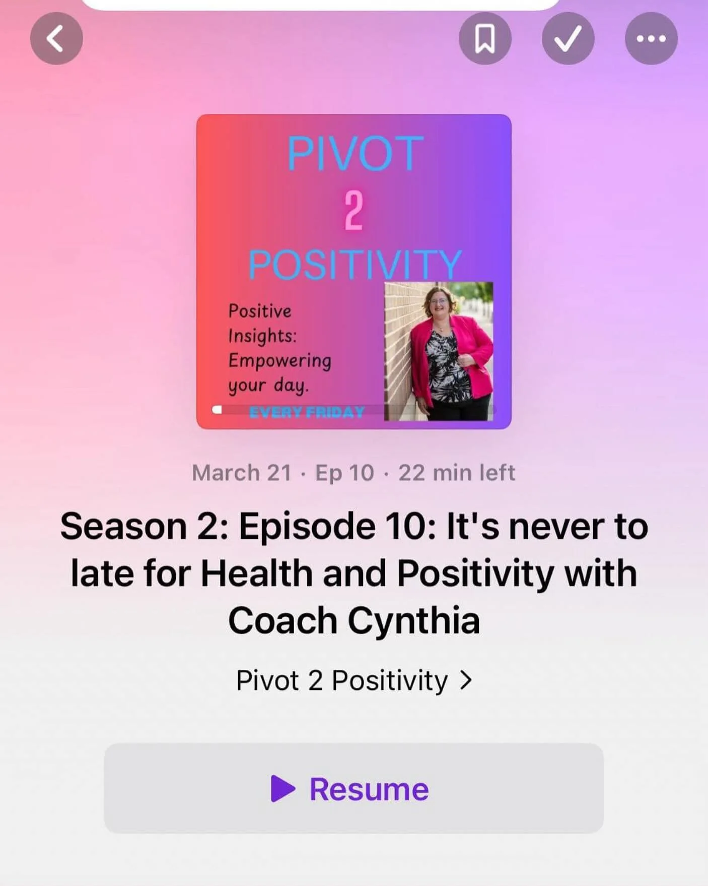 I was invited to do a podcast a few weeks ago with Neena. It was so much fun! We covered a few topics such as health in the senior population and how I approach that, as well as my book coming out about my daughter, Lyndsay&rsquo;s short but impactfu
