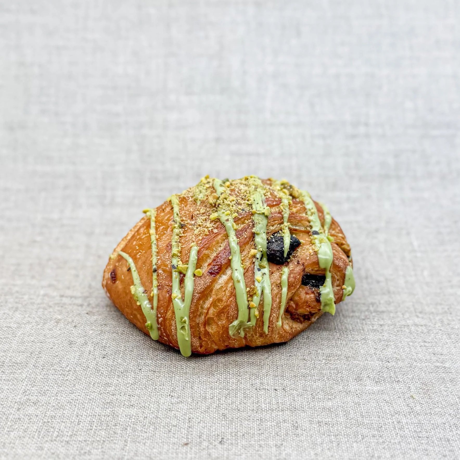 Pain au Chocolat & Pistachio