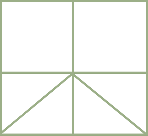 Random geometric square shape