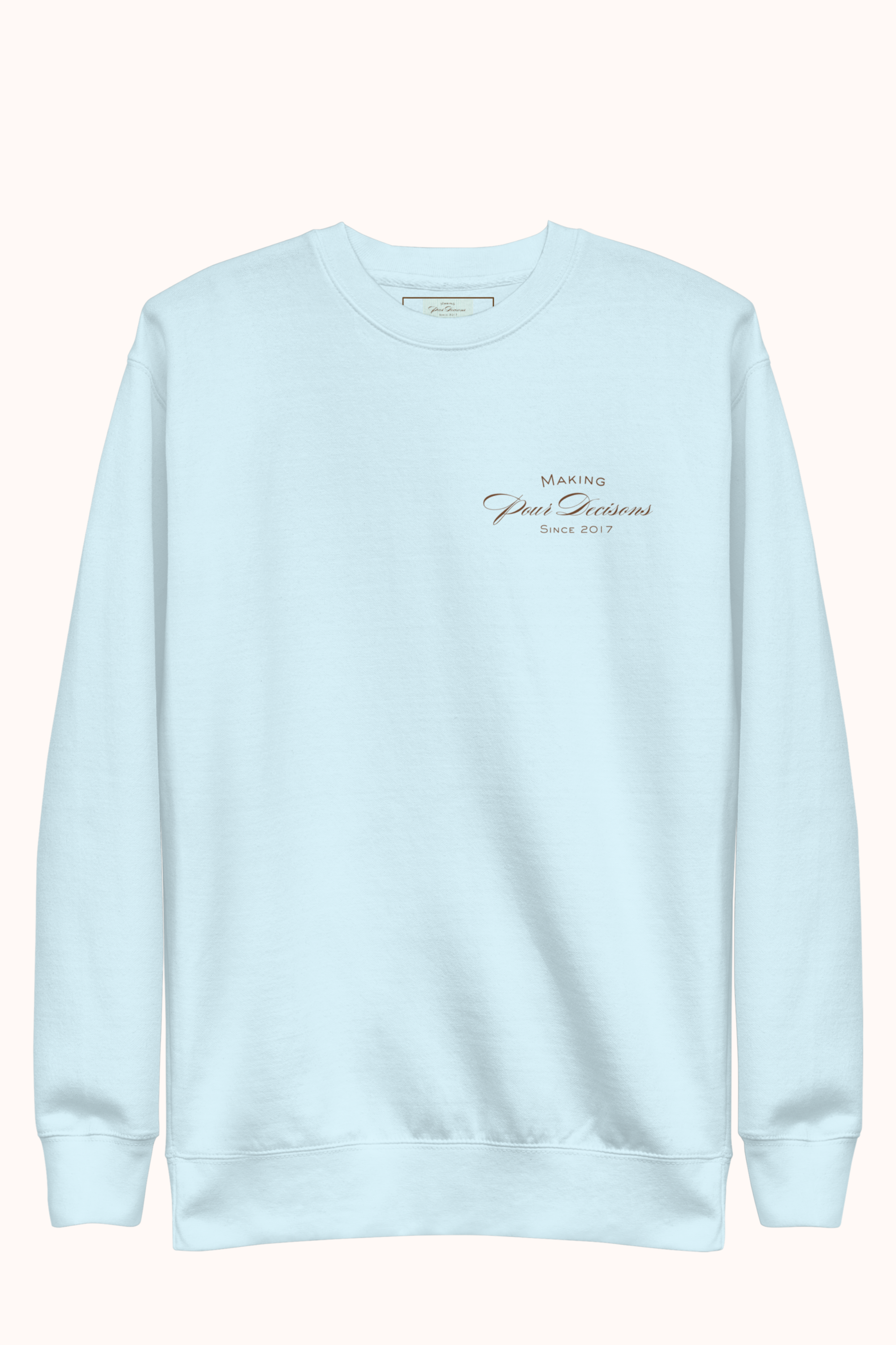 Making Pour Decisions in Blue Label, front