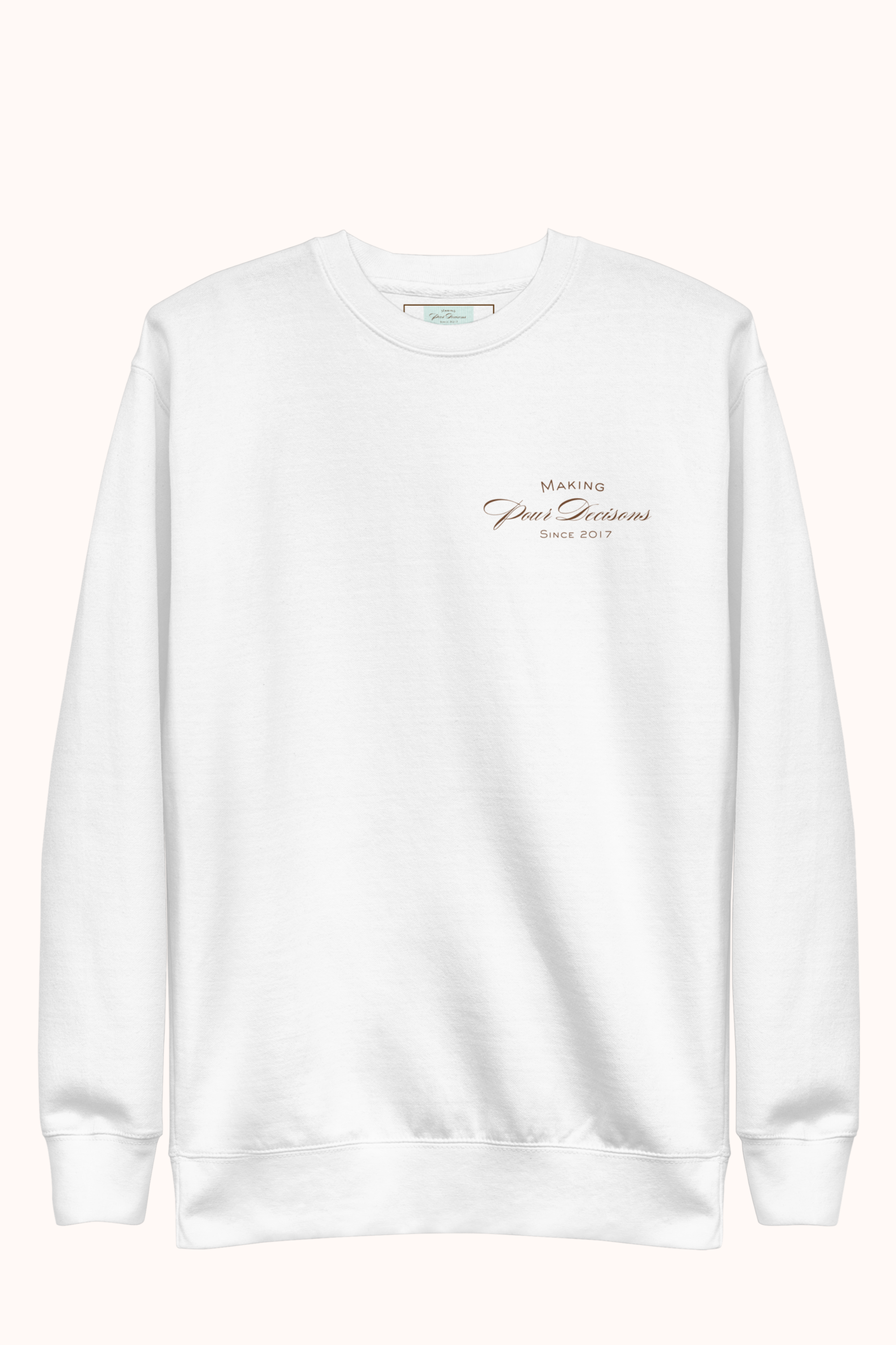 Making Pour Decisions in Blanc, front