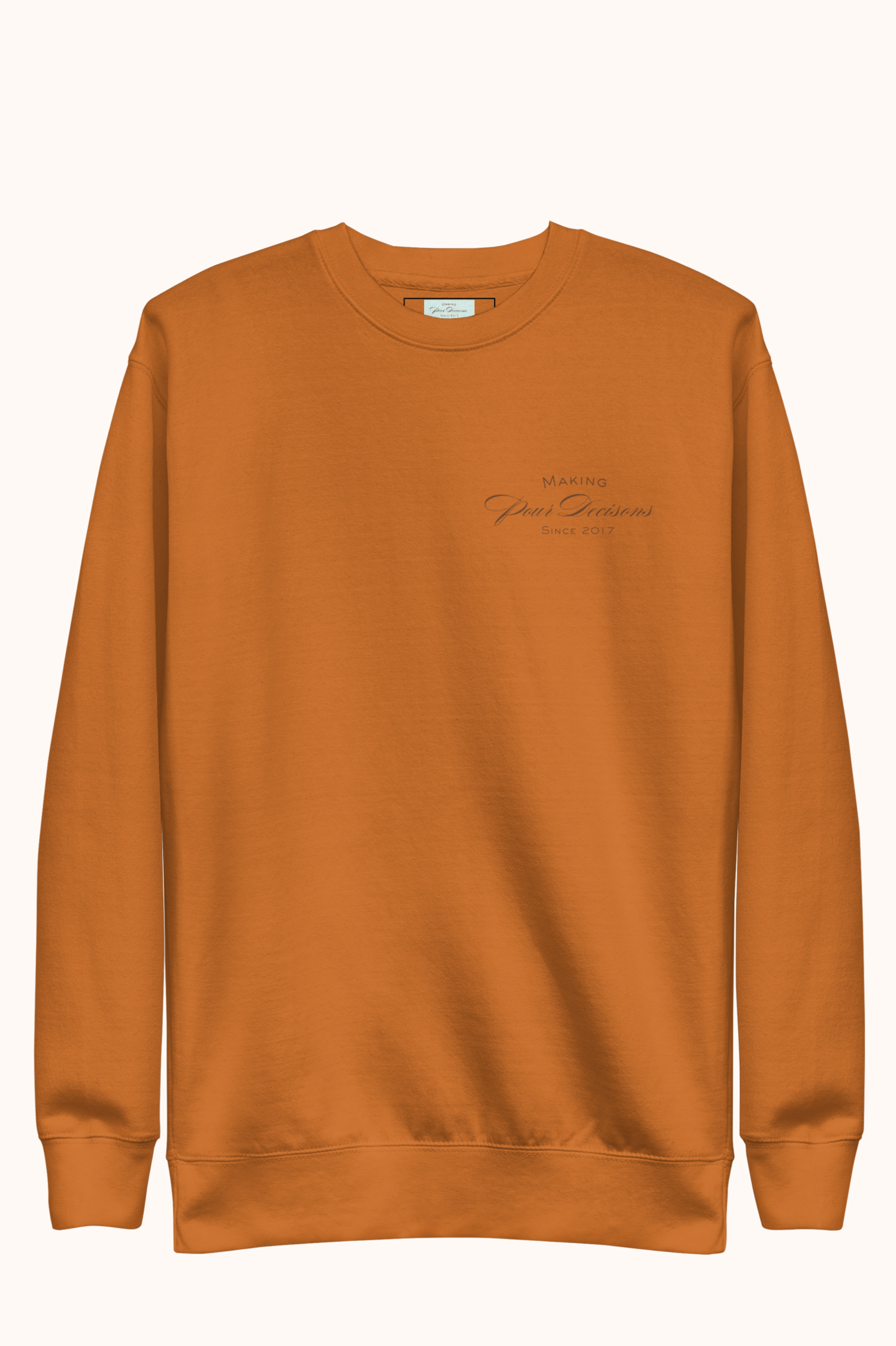 Making Pour Decisions in Vintage Ember, front