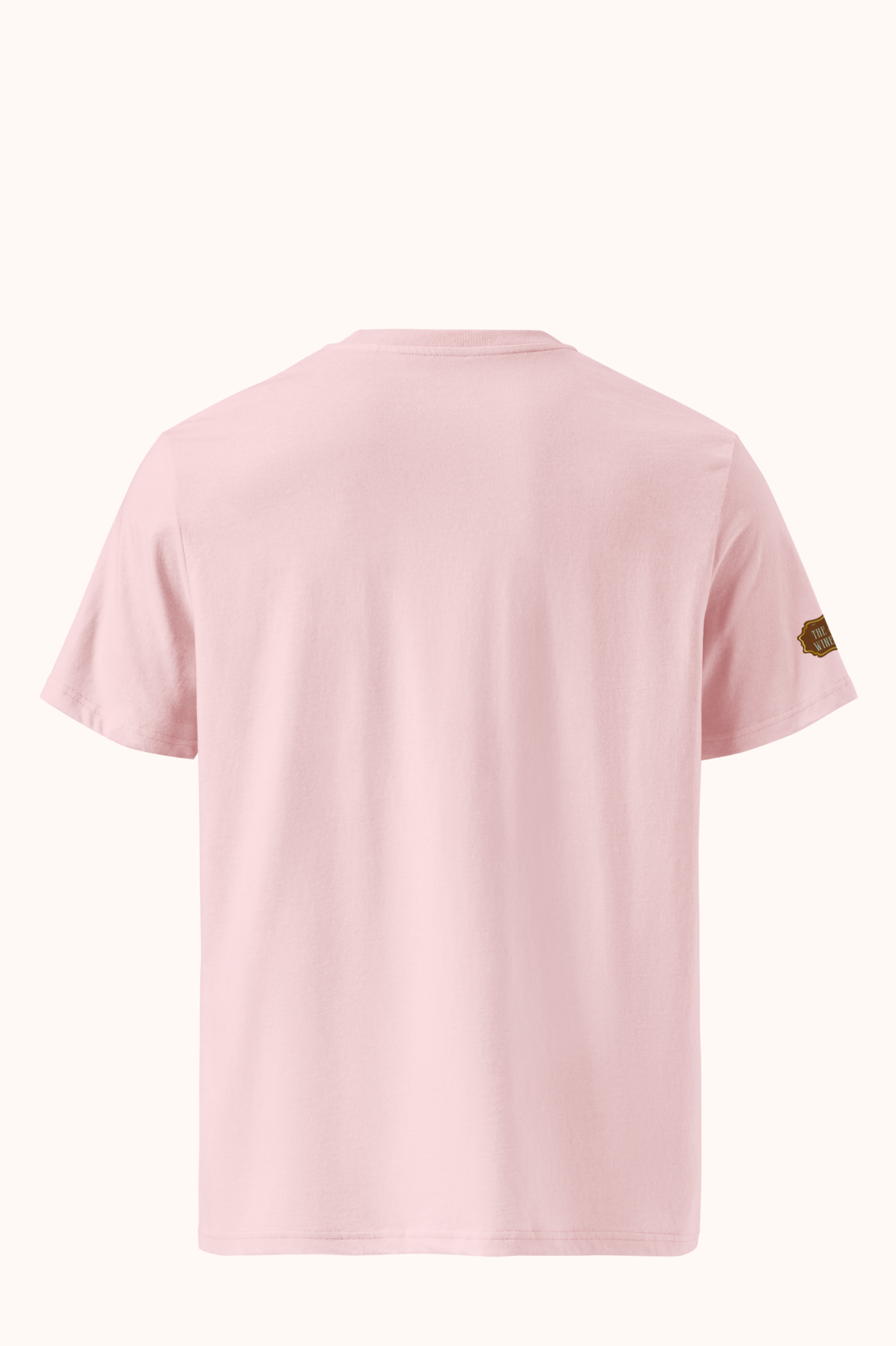 Old Money Energy tshirt in Rosé Cuvée, back