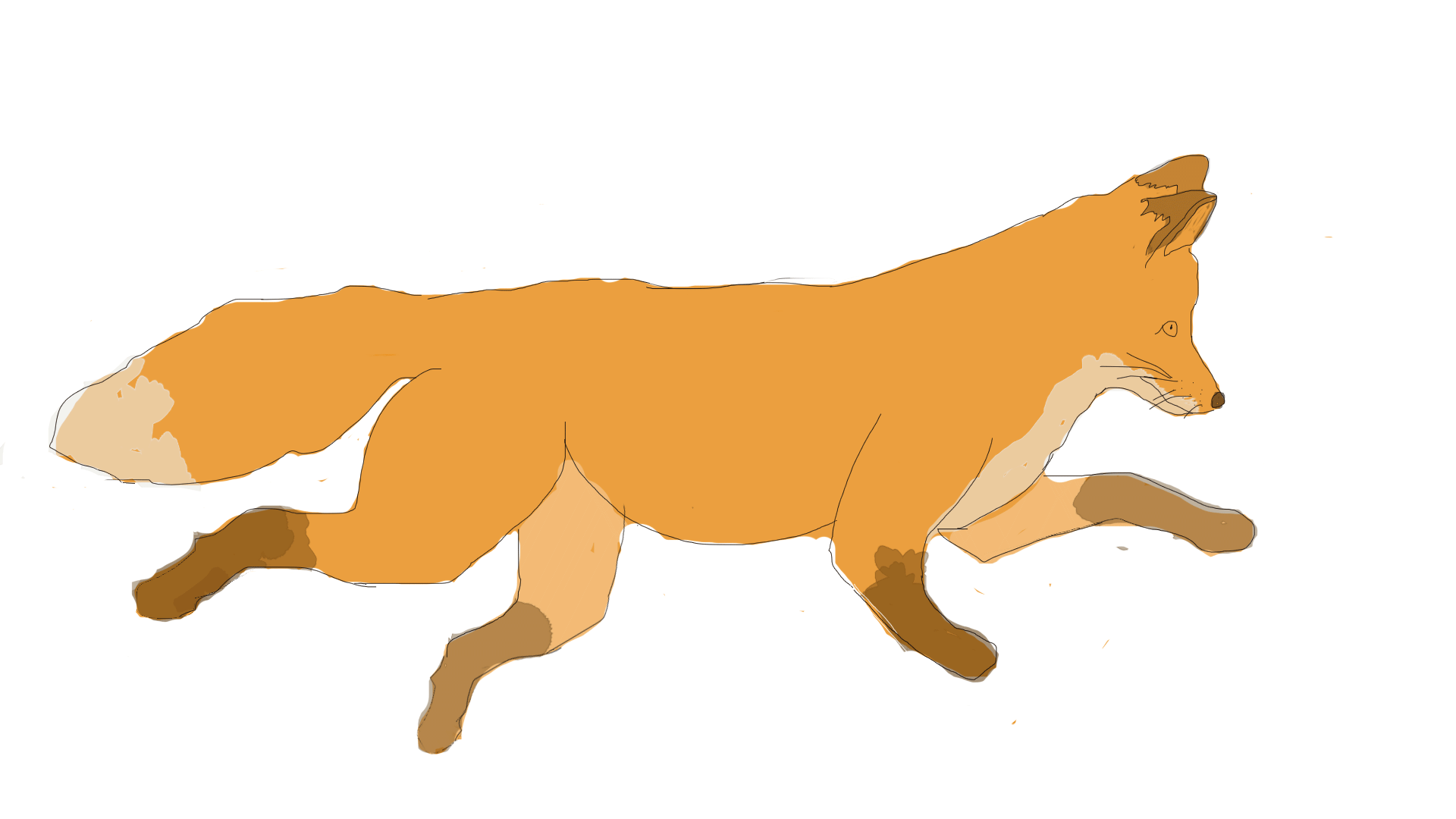 Frolicking Fox