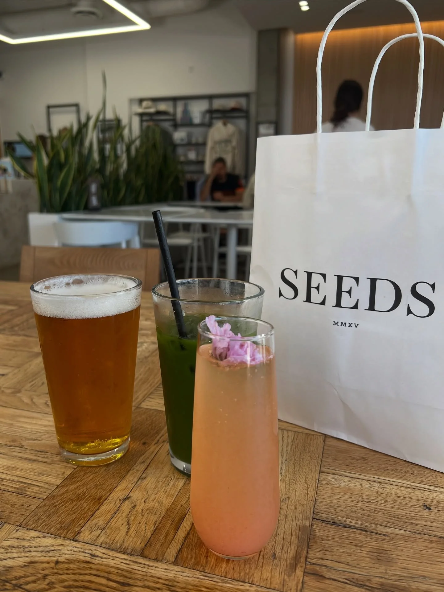 A few goodies from Slo 😌😍

@tasteseeds: mimosa 4, Yuzu Matcha Lemonade 🍋
@piadinaslo: Asparagus Fritti | 🍸 Atost To Love &amp; La Vie En Rose
@madonnainn1958: Pink Cloud 🥂💖