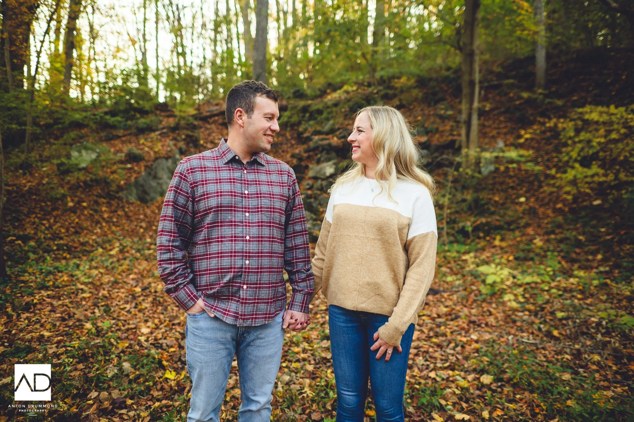 Wissahickon Park Engagement Session | Stephanie + Max