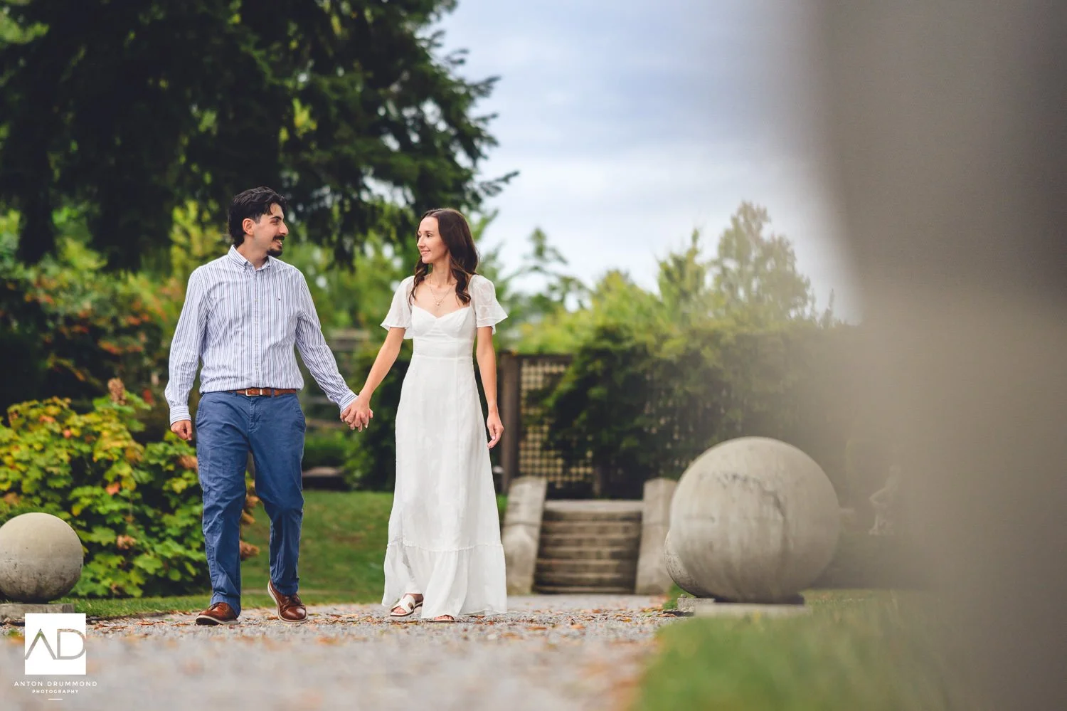 Curtis Hall &amp; Arboretum Engagement Session | Emily + Joe | Philadelphia Wedding Photographer