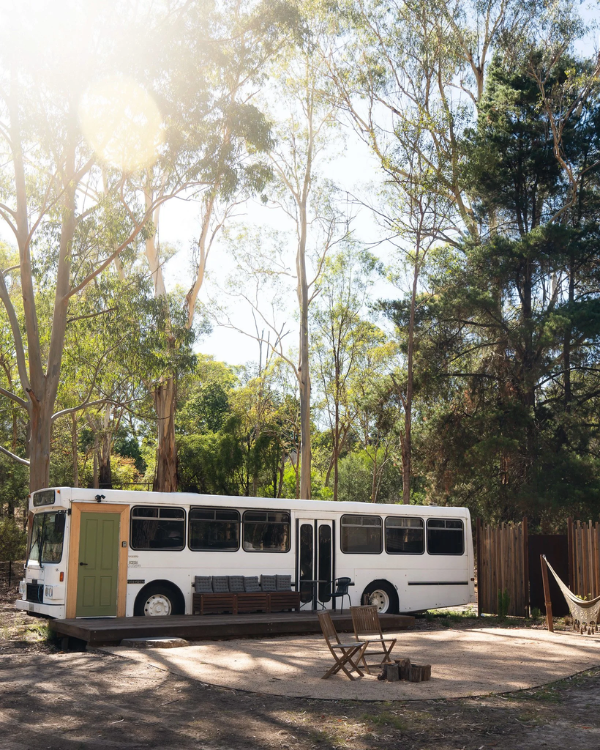 converted bus accommodation Cottles Bridge Victoria