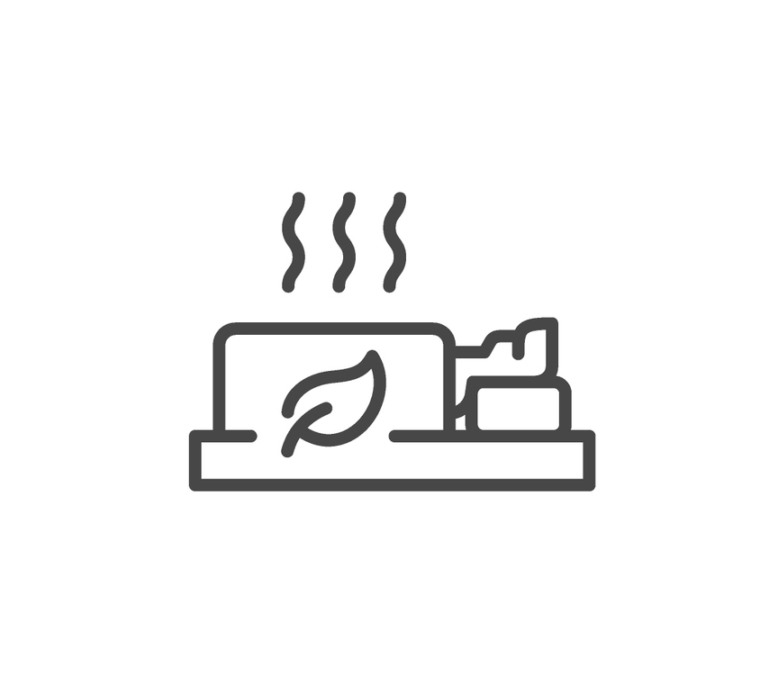 Illustration of bowl of food steaming icon image