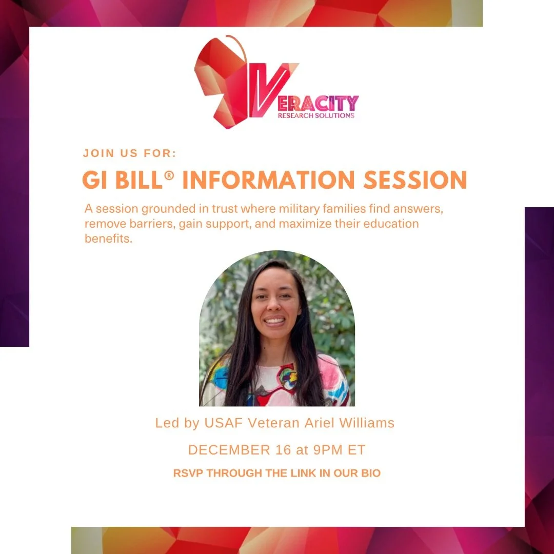 🛒Your best Black Friday deal isn&rsquo;t in a shopping cart &mdash; it&rsquo;s learning how to maximize your GI Bill&reg; benefits. Join our 𝗙𝗥𝗘𝗘 virtual workshop on December 16th, where we&rsquo;ll walk you through eligibility, timelines, payme