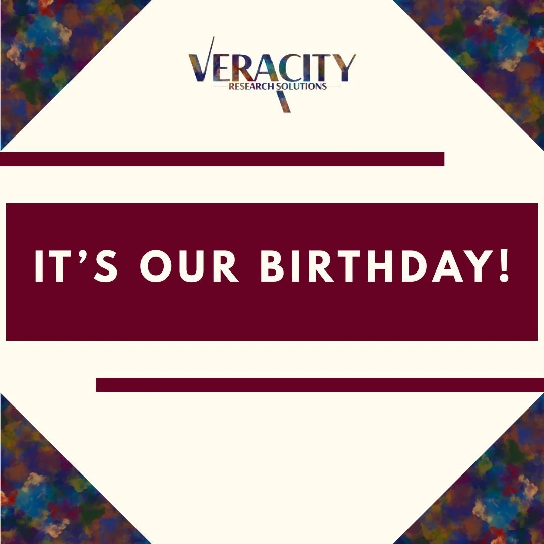 🎊 Veracity Research Solutions is officially 3 years old!

For years, I knew I wanted to build something of my own but I just didn&rsquo;t know what it would look like or how I would get there.

Then came a conversation over brunch with my cousin and