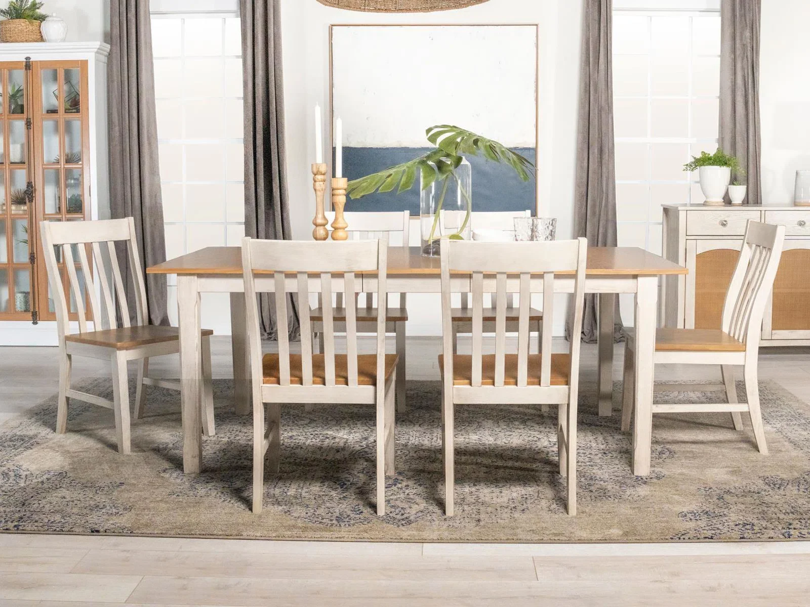 Luthor+5+-+Piece+Extendable+Dining+Set+in+Brown+and+White.webp